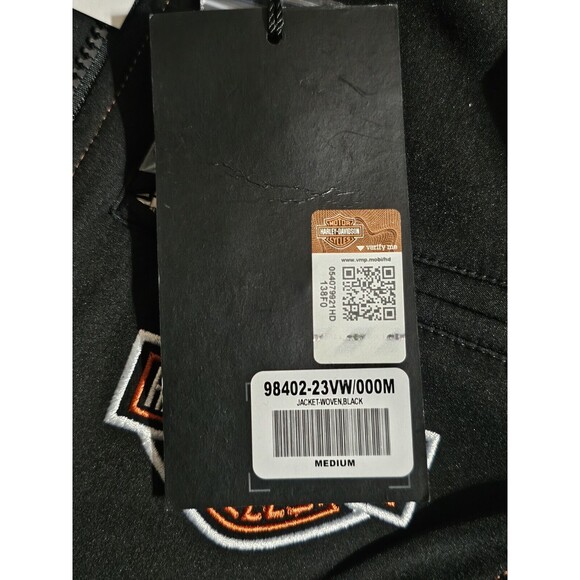 New Harley-Davidson Forever Harley Mesh Jacket Women's Sz MED Black 98402-23VW - Picture 11 of 12